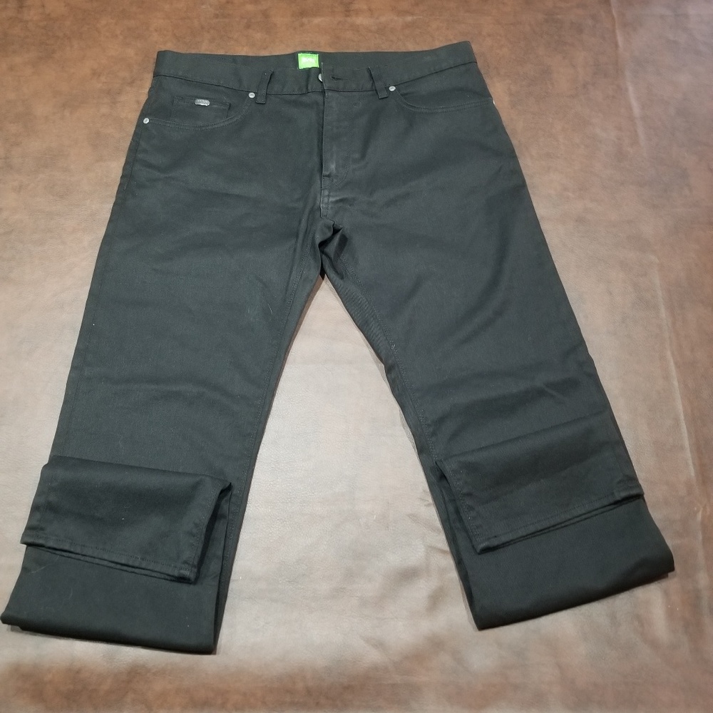 Hugo Boss mens black jeans 36/34 stretch